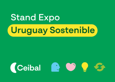 Creatividad y producción para stand Expo Uruguay Sostenible | Ceibal